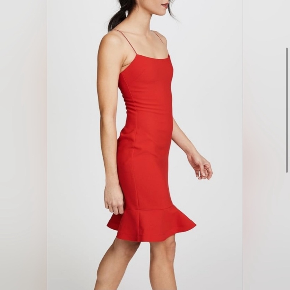 Likely Revolve Spaghetti Strap Mini Red Mini Cock… - image 2